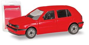 HER012355-010 - Voiture de couleur rouge - VOLKSWAGEN Golf III