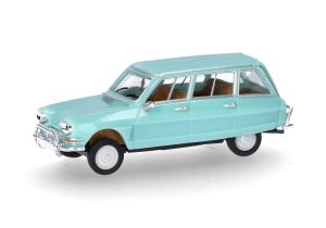 HER027328-004 - Voiture break de couleur turquoise – CITROEN Ami 6