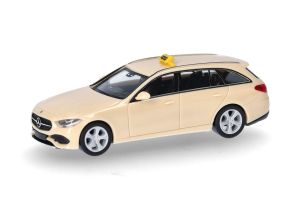 HER097475 - Voiture Taxi de couleur beige – MERCEDES BENZ Classe C Combi