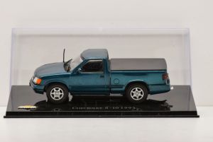 MAGCHES10-1995 - Voiture pick-up CHEVROLET S-10 de 1995 de couleur bleu vert métallisé