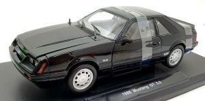 WEL12526NOIR - Voiture de 1986 couleur noir – FORD Mustang GT 5.0