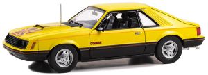 GREEN13678 - Voiture coupé de 1979 couleur jaune – FORS mustang cobra