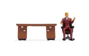 NOC16518 - Au bureau – Bureau avec figurine