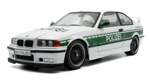 SOL1803915 - Voiture Police de 1991 couleur blanche - BMW E36 M3 Coupé - SOLIDO WORKS DRIFT