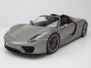 WEL18051CABGRIS - Voiture cabriolet de 2012 couleur grise – PORSCHE 918 spyder