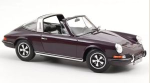 NOREV187644 - Voiture de 1971 couleur violet – PORSCHE 911 E targa