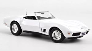 NOREV189038 - Voiture cabriolet de 1969 couleur blanche – CHEVROLET Corvette