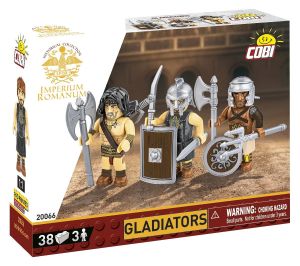 COB20066 - Jeu de construction – 38 pcs – Gladiateurs avec accessoires