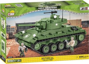 COB2543 - Jeu de construction – 588 pcs – Char M24 chaffee