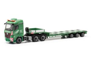 HER317627 - Camion avec plateau surbaissé 3 essieux TROST – MERCEDES BENZ Arocs 6x4