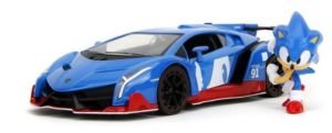 JAD35433 - Voiture avec figurine SONIC - LAMBORGHINI Veneno