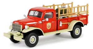 GREEN38060-A - Voiture sous blister de la série SMOKEY BEAR - DODGE Power Wagon 1946 – Pompiers