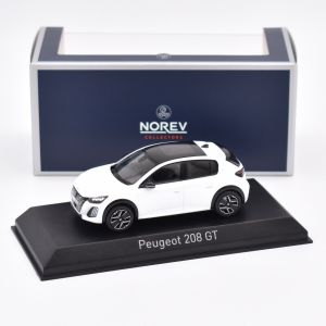 NOREV472841 - Voiture de 2024 couleur blanche – PEUGEOT 208 GT