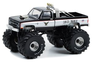 GREEN49120-E - Monster Truck sous blister de la série KINGS CRUNCH - CHEVROLET K-30 Silverado 1984 LONE EAGLE