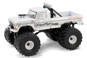 GREEN49150-A - Monster Truck sous blister de la série KINGS OF CRUNCH - FORD F-250 1978 - CAPITOL CITY MONSTER