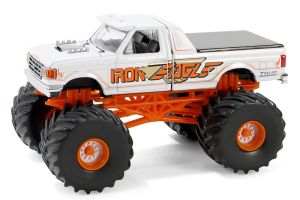 GREEN49150-E - Monster Truck sous blister de la série KINGS OF CRUNCH - FORD F-350 1990 – IRON EAGLE