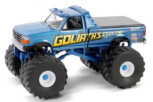 GREEN49150-F - Monster Truck sous blister de la série KINGS OF CRUNCH - FORD F-250 1992 – GOLIATH'S REVENGE