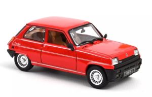 NOREV510518 - Voiture de 1983 couleur rouge – RENAULT 5 Alpine turbo