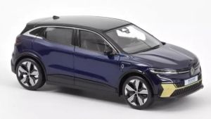 NOREV517922 - Voiture de 2022 couleur bleu et noir - RENAULT Megane E-Tech 100% Electric