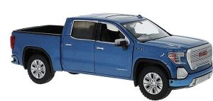 MMX79362BL - Voiture de 2019 couleur bleue - GMC Sierra  1500 Dena li Crew Cab