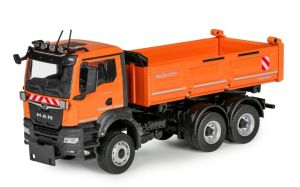 CON81254/02 - Camion benne de couleur orange – MAN TGS NN 6x4