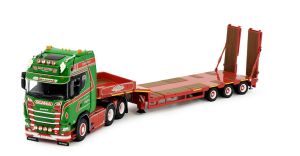 TEK85272 - Camion avec porte engins aux couleurs JAN MUES - SCANIA Next Génération S580 6x2