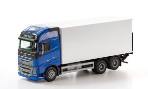 EMEK89114 - Camion bleu avec caisse et hayon – VOLVO FH16 6x4