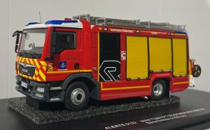 ALERTE0122 - Véhicule des pompiers du Loiret - Série Limitée à 220 pièces - MAN TGM FPT Rosenbauer SDIS