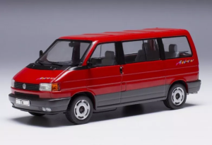 IXOCLC555N.22 - Van de couleur rouge de 1992 - VOLKSWAGEN T4 Multivan Allstar