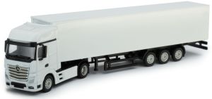 HOL1-021201 - Camion 4x2 MERCEDES Actros MP4 avec semi fourgon 3 essieux