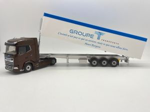 ELI118182 - Camion avec remorque céréalière – Groupe TARDET – DAF XG 4x2