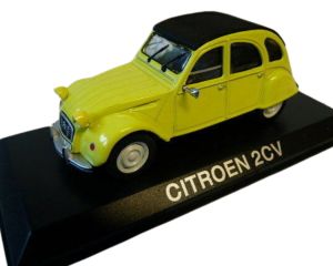 MAGLC2CV - Voiture de couleur jaune – CITROEN 2CV