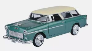 MMX73248MG - Voiture de 1955 couleur verte – CHEVROLET Bel Air Nomad