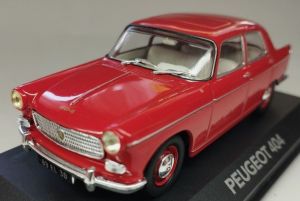 MAGPC404R - Voiture de 1960 couleur rouge – PEUGEOT 404