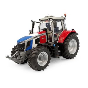 UH6664 - Tracteur de couleur bleu blanc et rouge – limité à 750 pièces – MASSEY FERGUSON 7S.180