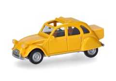 HER027632-006 - Voiture jaune - CITROEN 2CV Queue