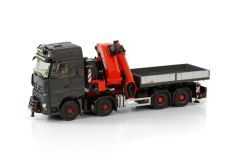 WSI04-2139 - Camion porteur avec grue de chargement PALFINGER PK165.002 – MERCEDES Arocs Big Space 8x4