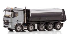 WSI04-2209 - Camion benne de couleur gris - MERCEDES-BENZ Arocs MP4 StreamSpace 10x4