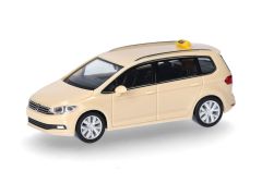 HER097802 - Voiture Taxi de couleur beige – VOLKSWAGEN Touran