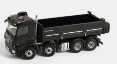 NZG1066/50 - Camion avec benne meiller de couleur noir – MERCEDES Arocs 8x4