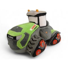 UHK1172 - Tracteur sur chenilles en peluche -  CLAAS Xérion sur chenilles - Grand modèle 38cm