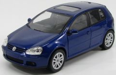 BUR12071 - Voiture de couleur bleue – VW Golf V