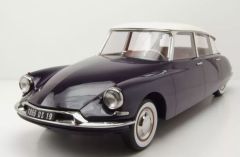 NOREV121579 - Voiture de 1955 couleur aubergine avec toit beige - CITROEN DS 19