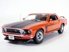 WEL12516ROUGE - Voiture de 1969 couleur rouge – FORD Mustang boss 302