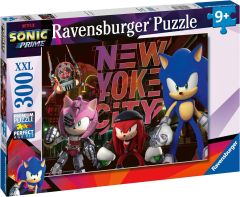 RAV133840 - Puzzle XXL Sonic Prime – New Yoke City – 300 pièces