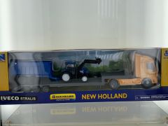 NEW16143B - Camion avec porte engins tracteur et remorque NEW HOLLAND – IVECO Stralis 4x2