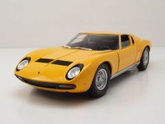 WEL18017JAUNE - Voiture de 1971 couleur jaune – LAMBORGHINI Miura P400