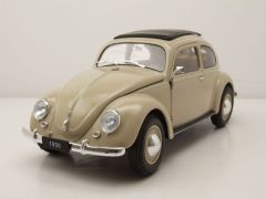 WEL18040BEIGE - Voiture de 1950 couleur beige – VW Beetle T1