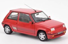 NOREV185216 - Voiture de 1989 couleur rouge – RENAULT Supercinq GT Turbo