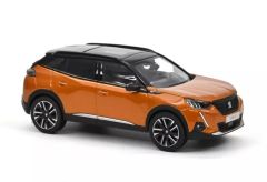 NOREV19MICO903 - Voiture de 2019 couleur orange - PEUGEOT 2008 GT